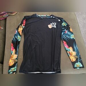 Floral Long Sleeve Hawaii UPF 50+ Shirt Mens Small Brand New